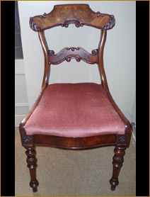 Set of 6 antique dining chairs