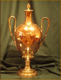 Copper tea urn