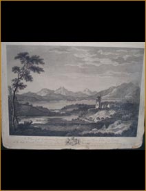 Dunloe Castle an 18th Century print